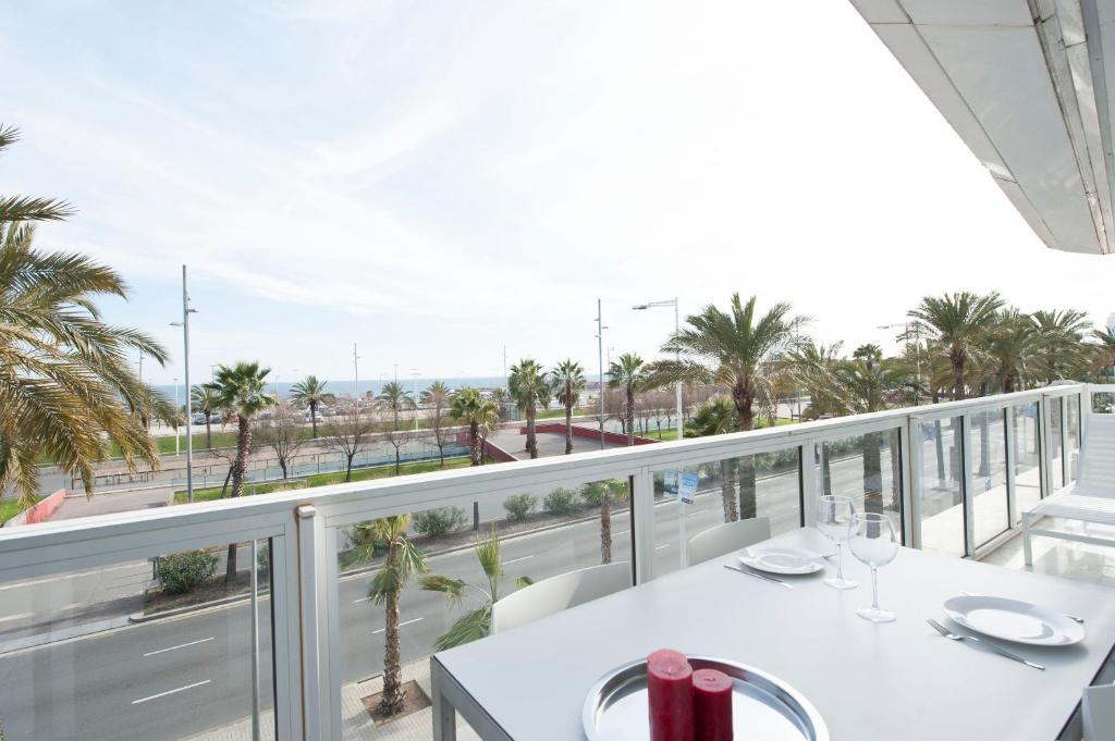You Stylish Beach Apartments Barcelona Værelse billede